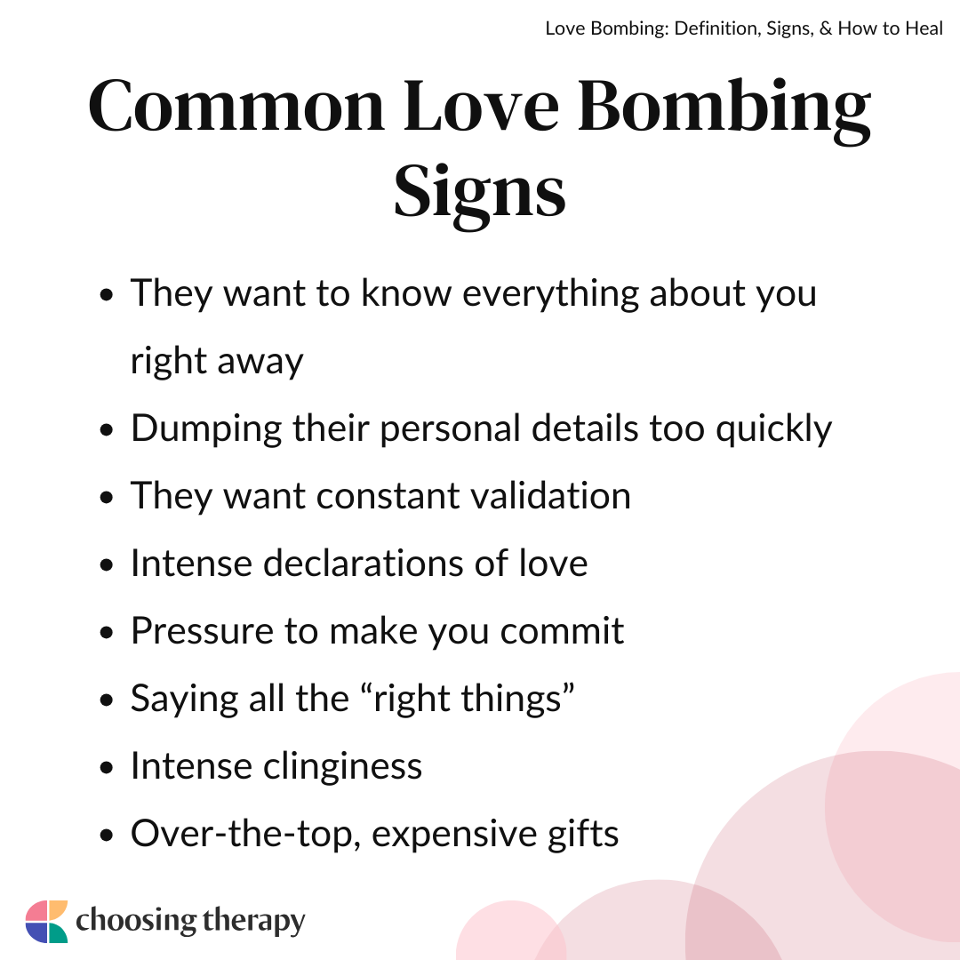 15 Signs of being Lovebombed - And What to Do About It