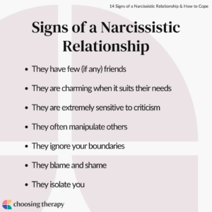 Signs of a Narcissistic Relationship