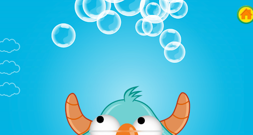 Breathe, think, do with Sesame Street bubbles cartoon image