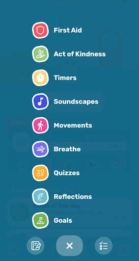 Finch Self Care App Options