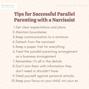 Tips for Successful Parallel Parenting with a Narcissist