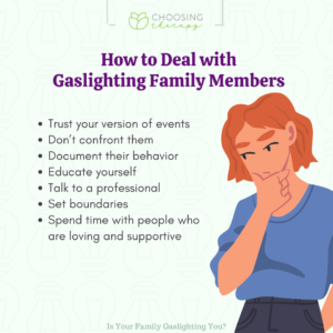How to Deal with Gaslighting Family Members