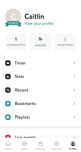 InsightTimer Profile
