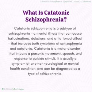 What Is Catatonic Schizophrenia