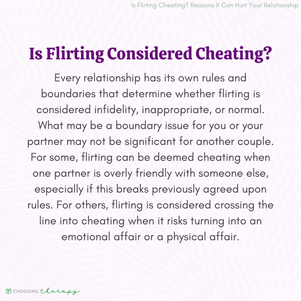 Is Flirting Considered Cheating? It Might Be More Complicated Than You Think