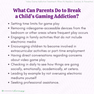 What Can Parents Do to Break a Child's Gaming Addiction?