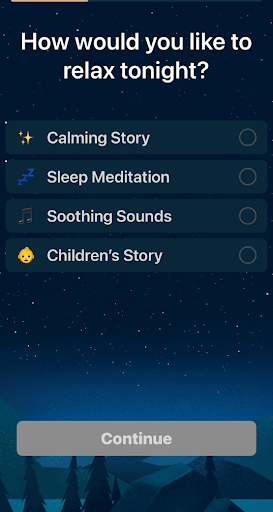 Slumber Relaxation categories