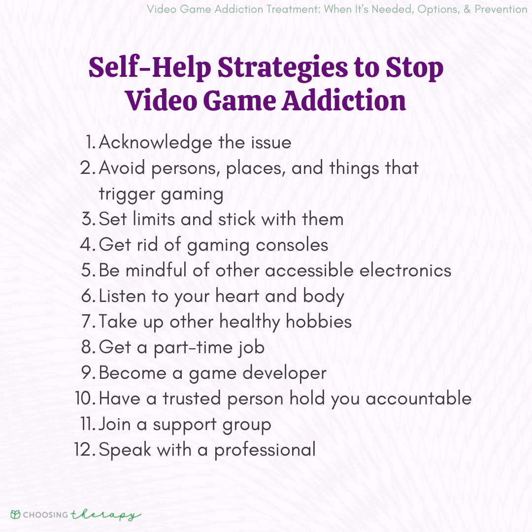 How to Quit Gaming, Gaming Addiction Treatment