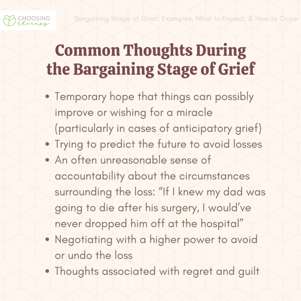 What Is the Bargaining Stage of Grief?