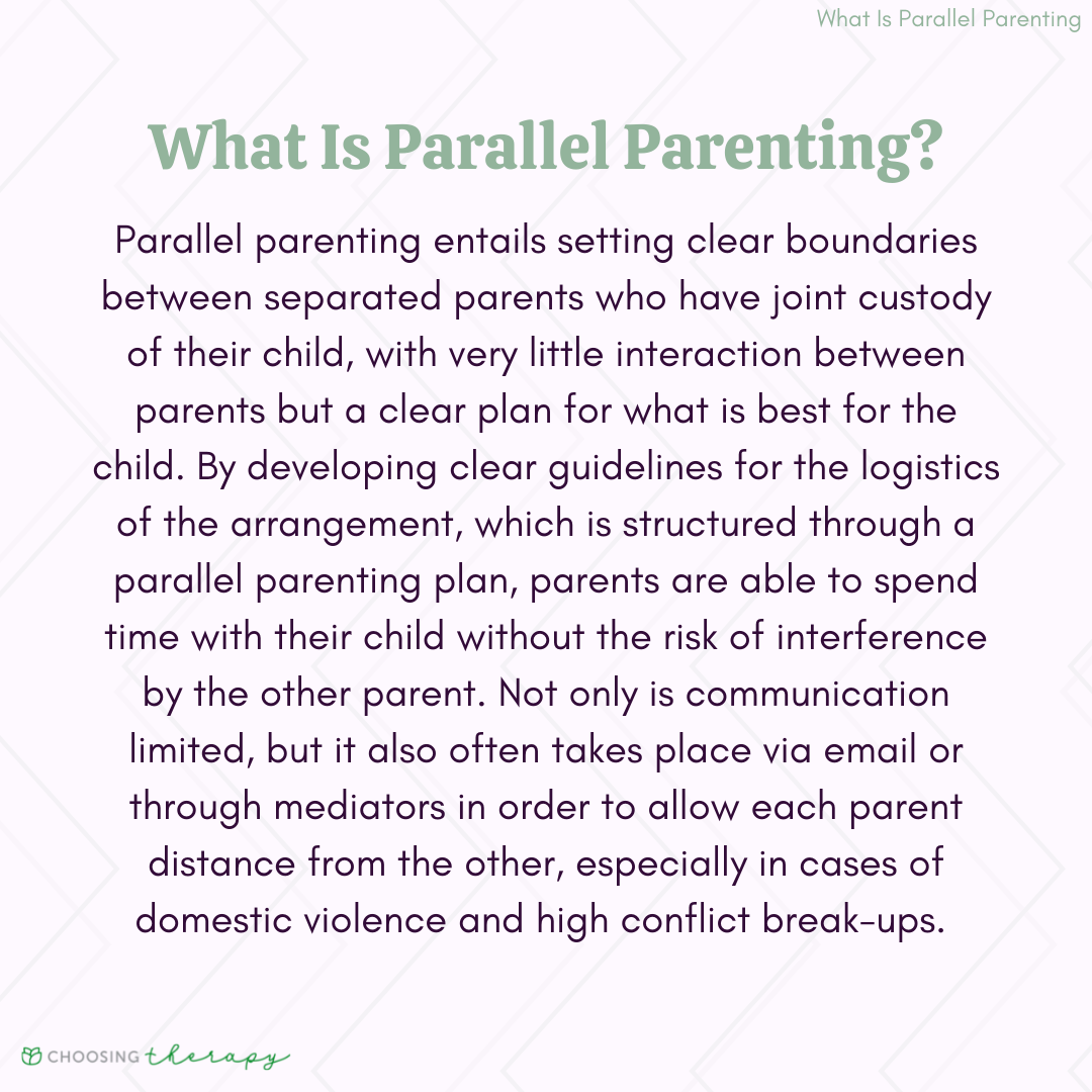 Definition - What Is Parallel Parenting