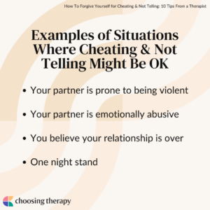 Examples of Situations Where Cheating & Not Telling Might Be OK