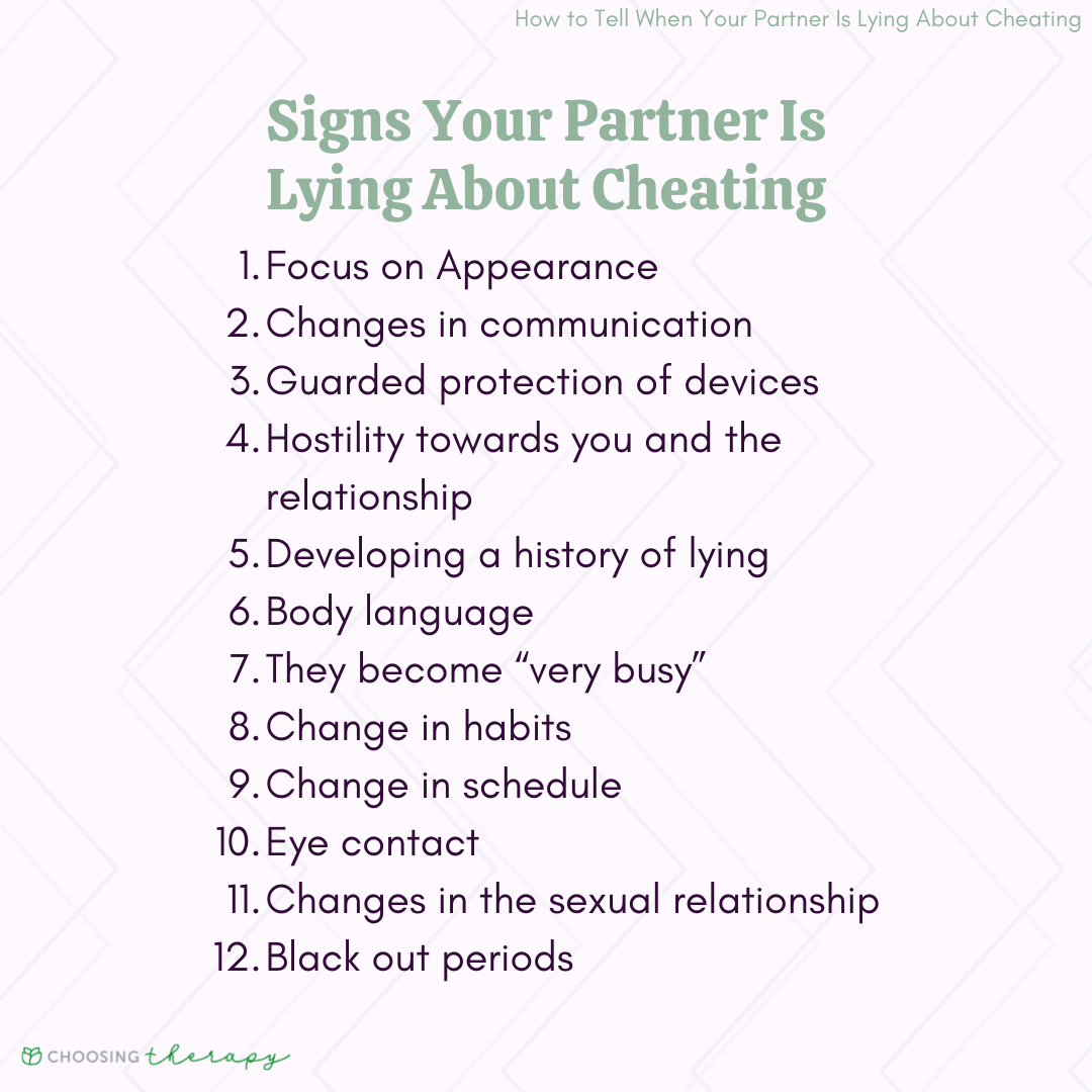 Signs of Deception in a Relationship