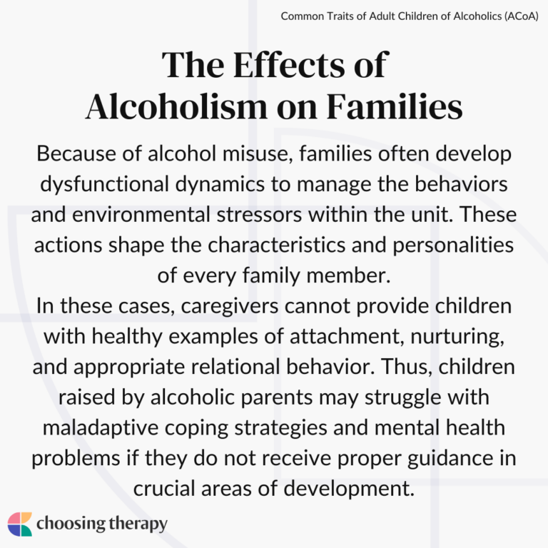 Characteristics of Adult Children of Alcoholic Parents