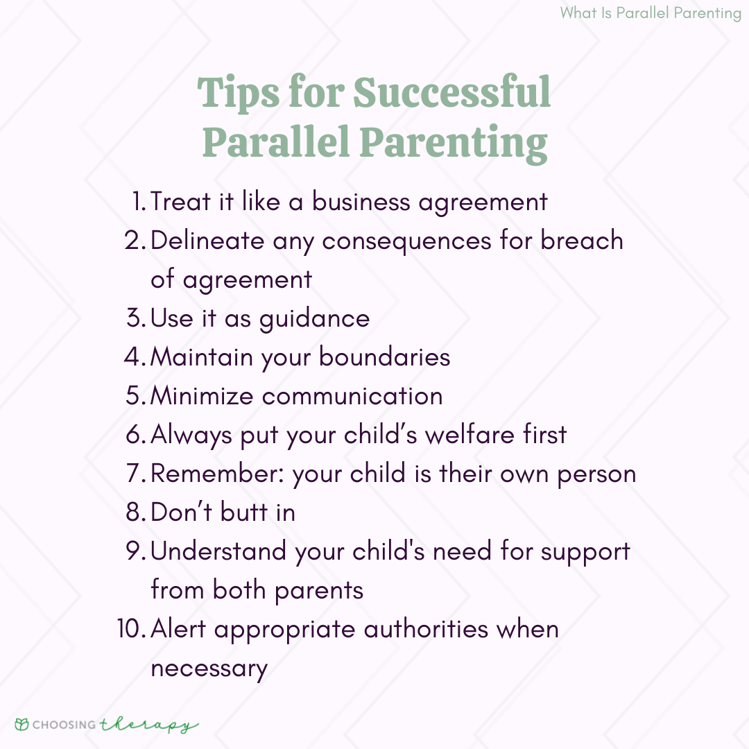 Tips for Successful Parallel Parenting