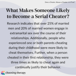What Makes Someone Likely to Become a Serial Cheater