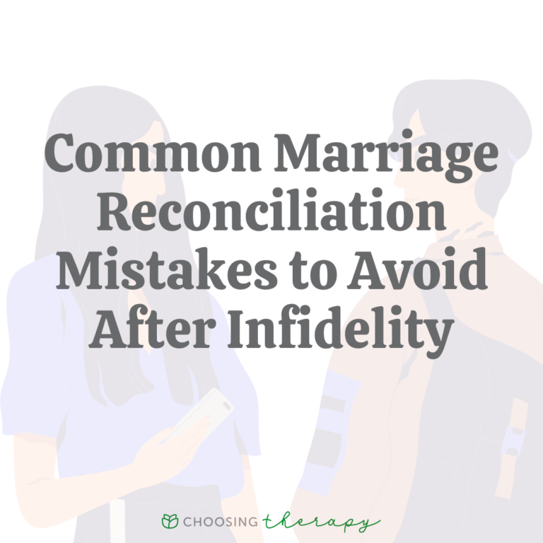 Common Marriage Reconciliation Mistakes to Avoid After Infidelity