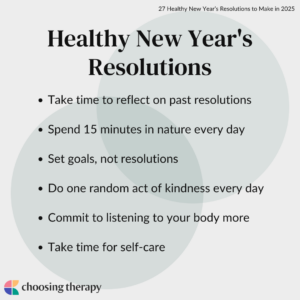 Healthy New Year's Resolutions