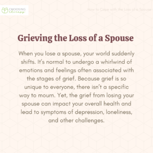 Grieving the Loss of a Spouse