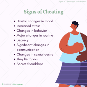 19 signs of cheating