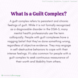 What Is a Guilt Complex?