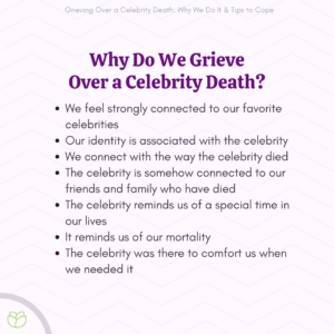 Why Do We Grieve Over a Celebrity Death?