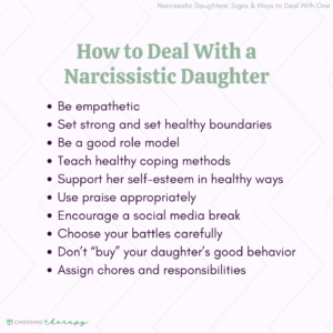 How to Deal With a Narcissistic Daughter