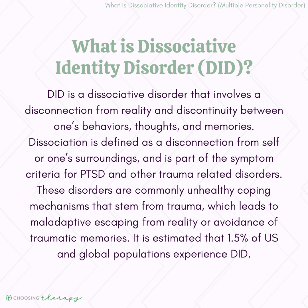 dissociative identity disorder essay topics