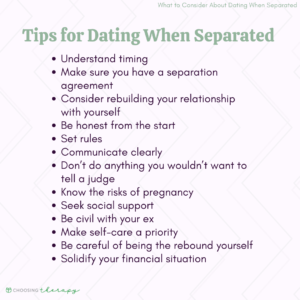 Tips for Dating When Separated