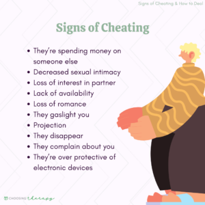 19 signs of cheating
