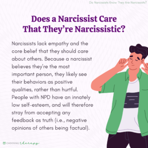 Does a Narcissist Care That They're Narcissistic?