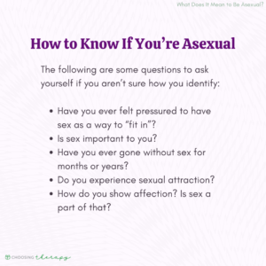 How to Know If You're Asexual