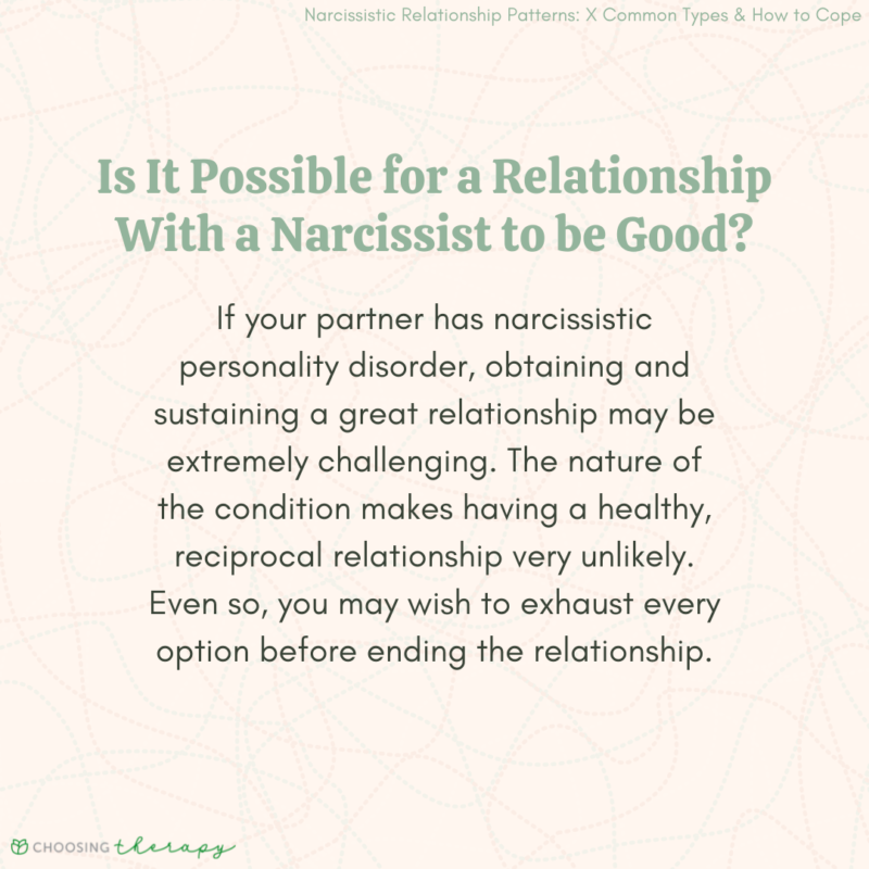 7 Narcissistic Relationship Love Patterns