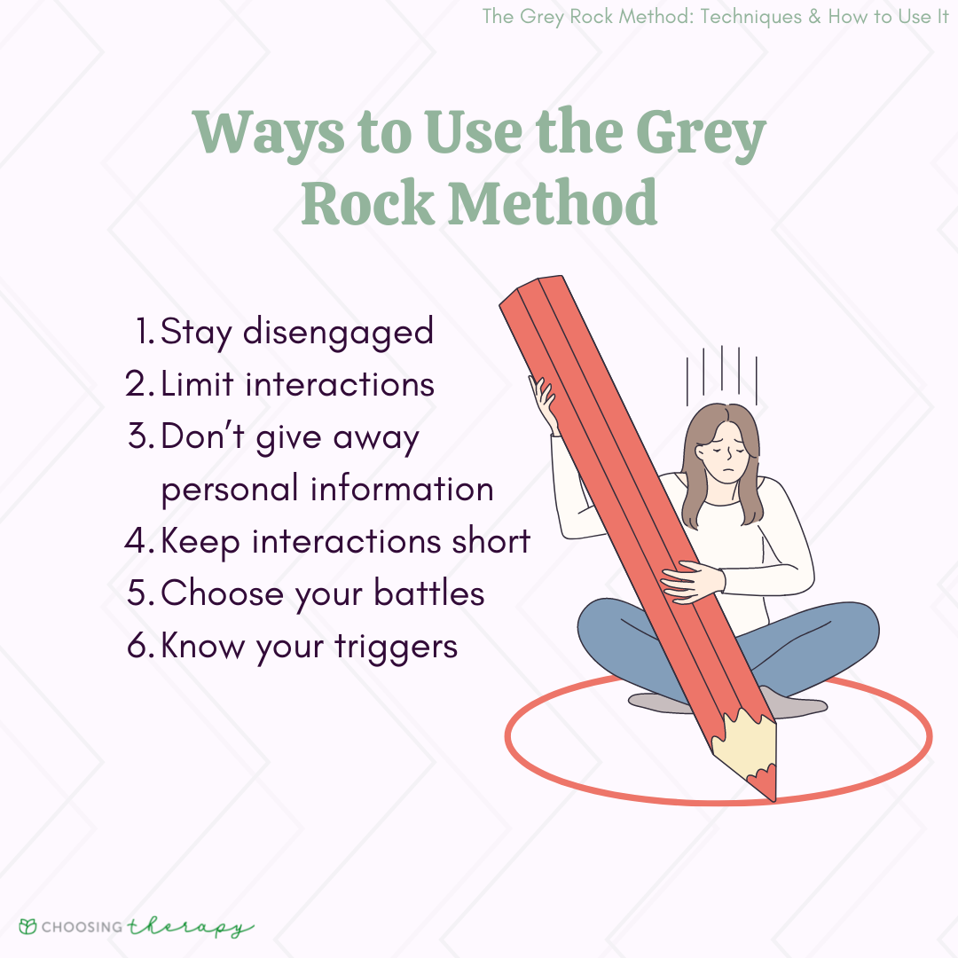 Ways to Use the Grey Rock Method