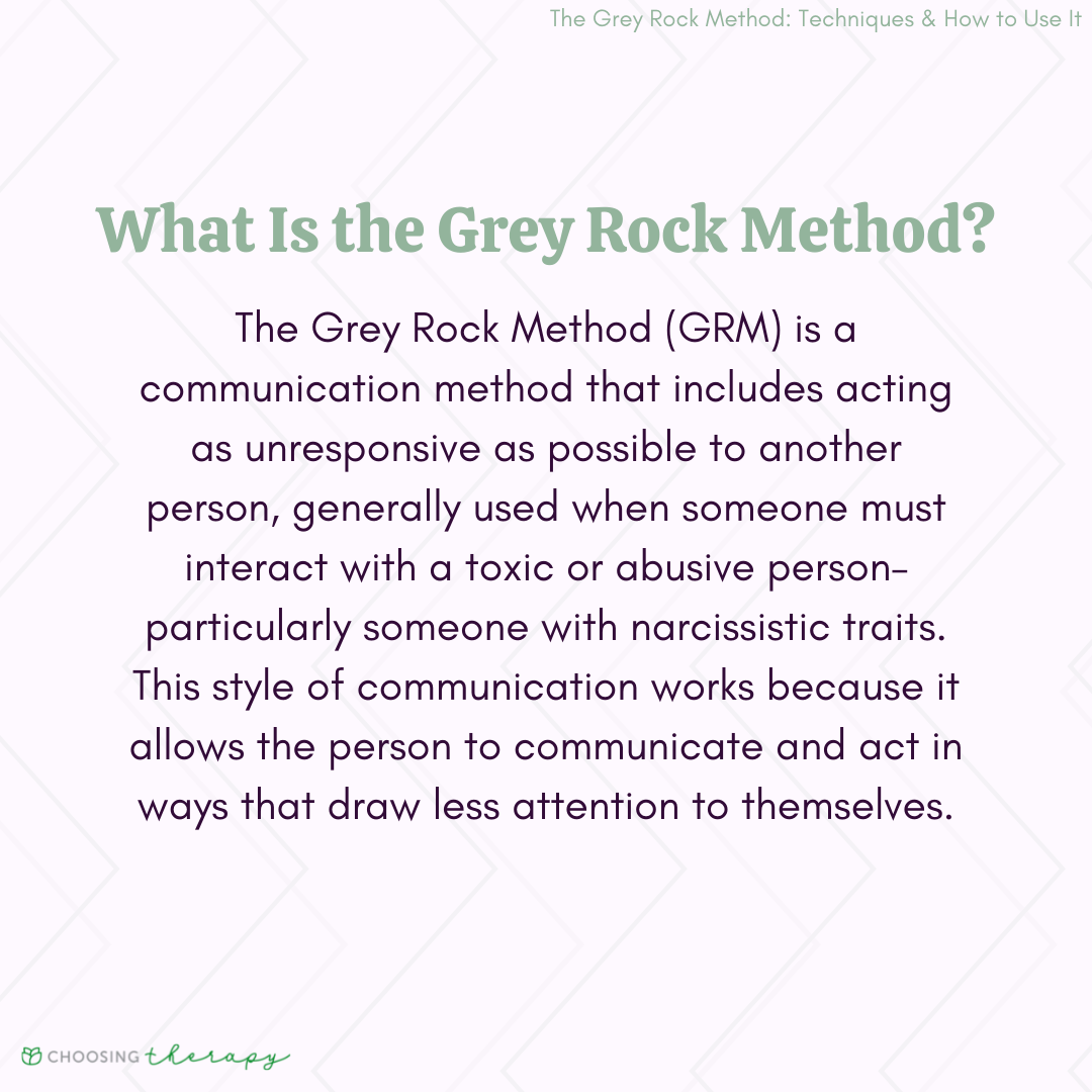 What Is the Grey Rock Method