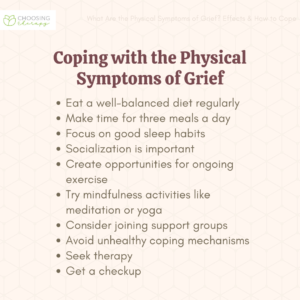 Coping with the Physical Symptoms of Grief