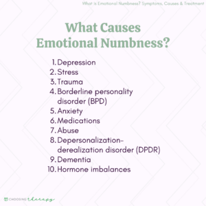 What Causes Emotional Numbness?