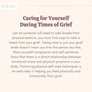Caring for Yourself During Times of Grief