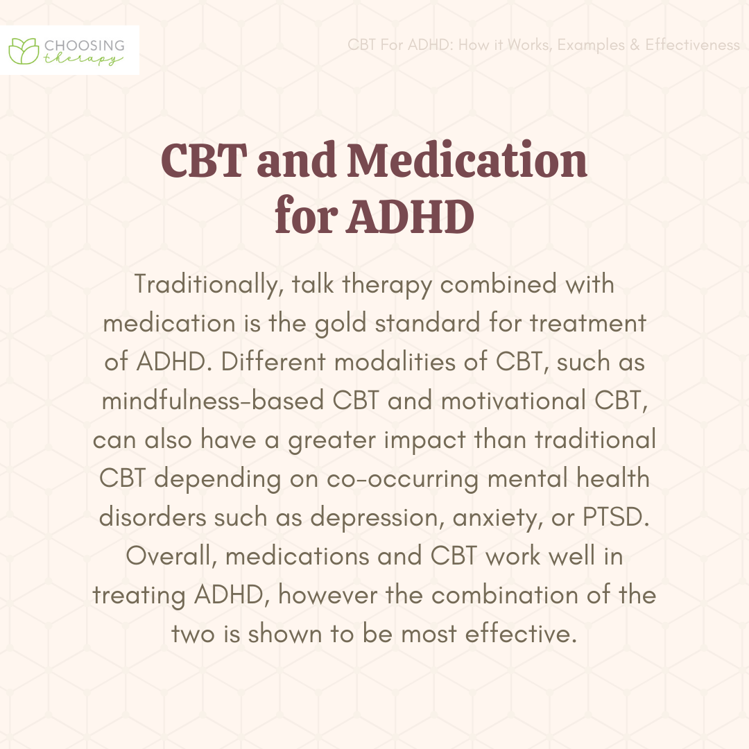 CBT and Medication for ADHD