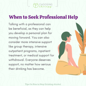 When to Seek Professional Help