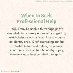 When to Seek Professional Help