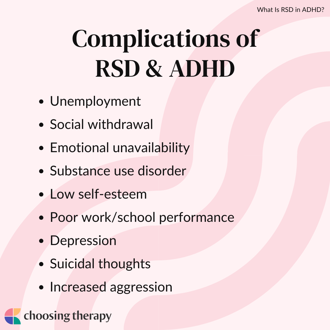 Complications of RSD & ADHD