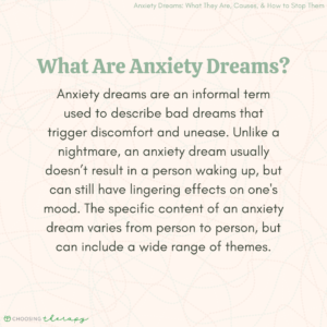 What Are Anxiety Dreams