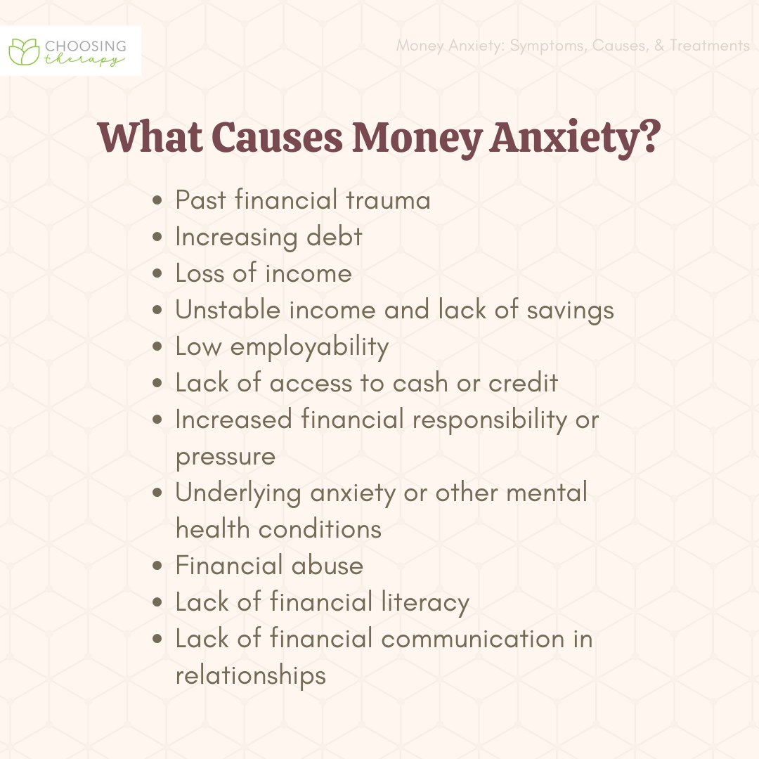 What Causes Money Anxiety