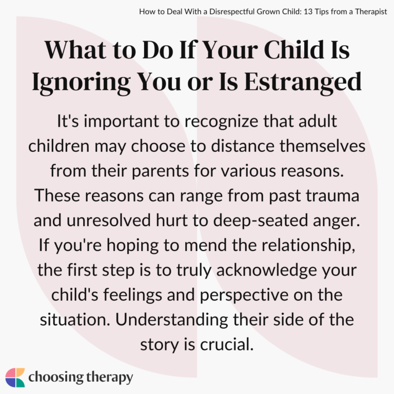 13 Tips for Dealing With Disrespectful Adult Children