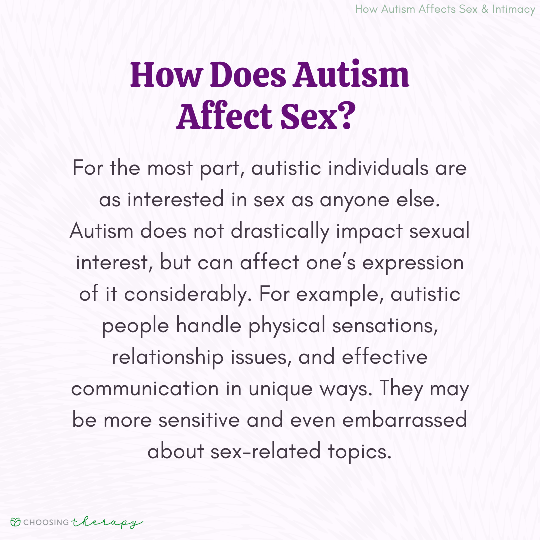 How Autism Affects Sex and Intimacy