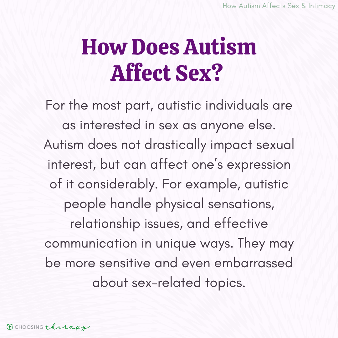 How Autism Affects Sex And Intimacy 