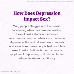 The Effects of Depression on Sex Lives & Ways to Cope