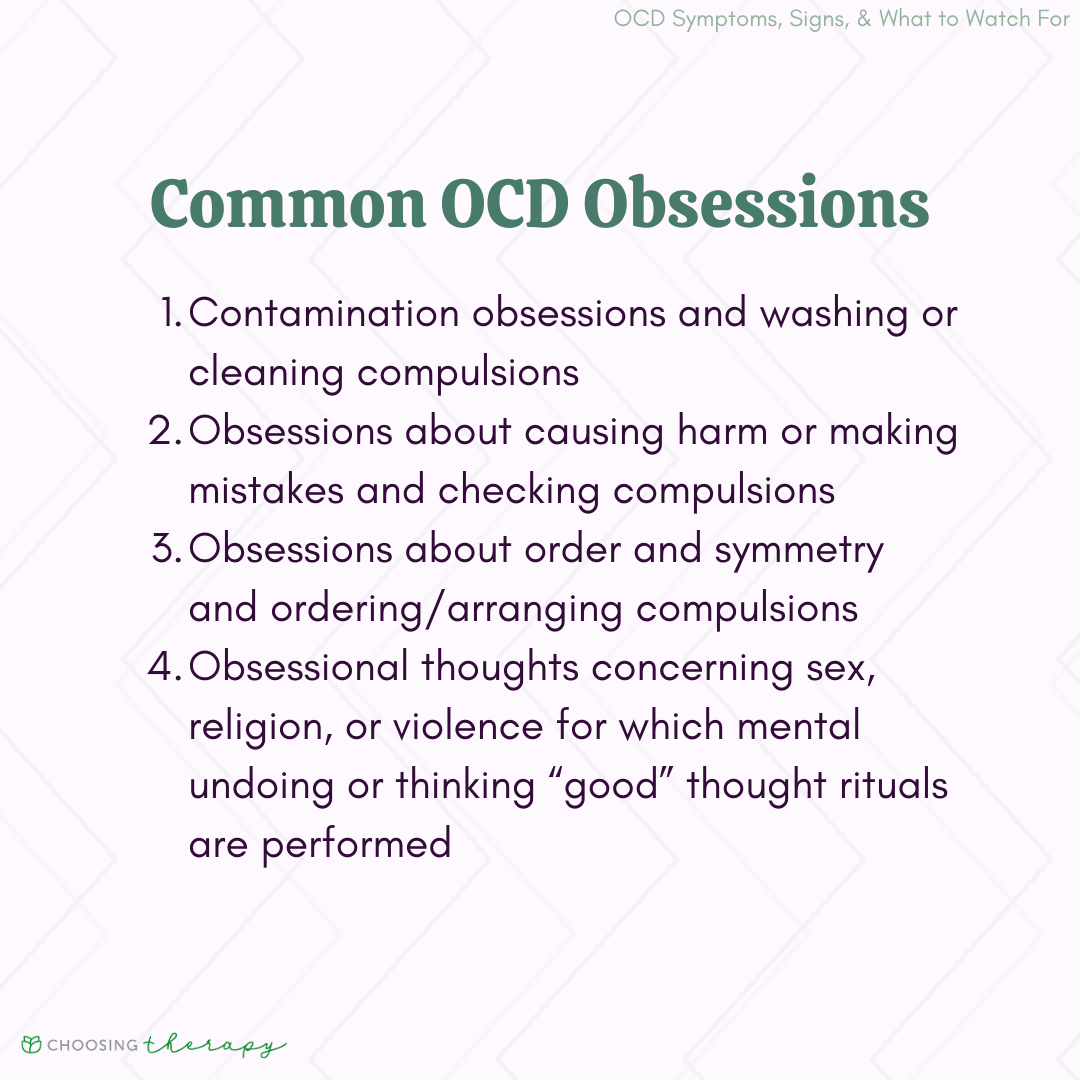 Common OCD Obsessions