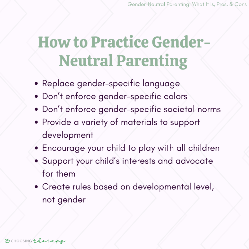 What Is GenderNeutral Parenting?