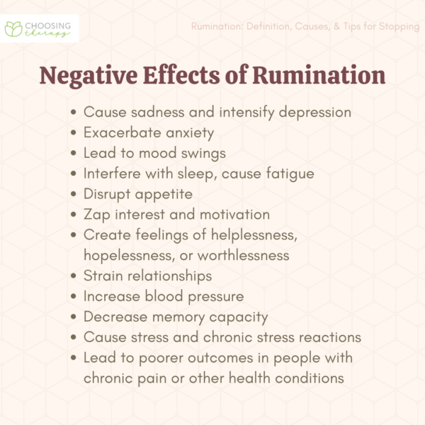 problem solving vs rumination